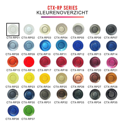 Cartronix Einparksensoren-Set (8 Sensoren) | Weiß | Einparkhilfe | CTX-RFP-01