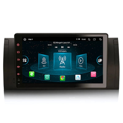 CarPlay autoradio voor BMW 5 serie X5 E39 E53 M5 | 1996 t/m 2007 | 8-Core | Draadloos Apple CarPlay & Android Auto | 4GB + 64GB | Full Touch