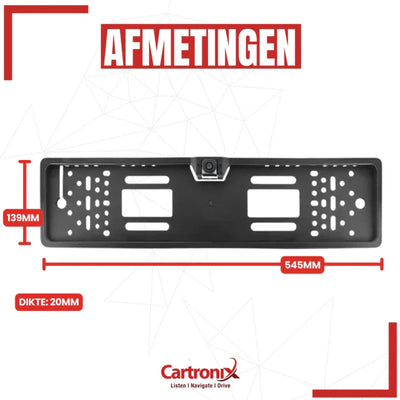Cartronix RV-400 PRO kentekenplaathouder met camera