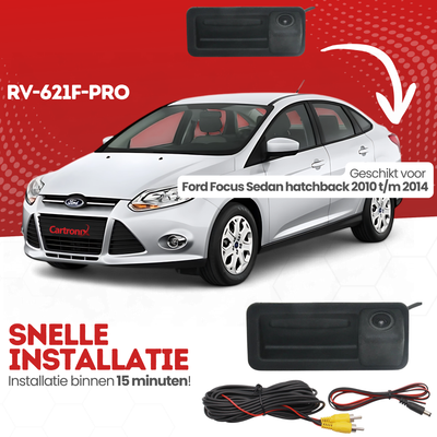 Ford Focus Sedan hatchback Achteruitrijcamera | 2010 t/m 2014 | Nachtzicht & HD Beeld