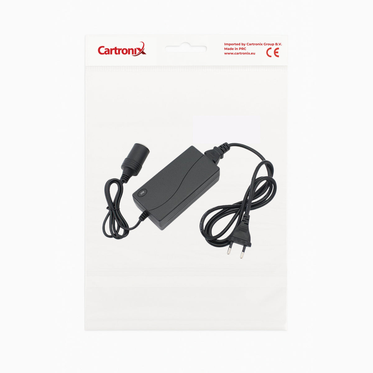 Cartronix Autostekker Omvormer - Voedingsadapter Auto 60W - Koelbox