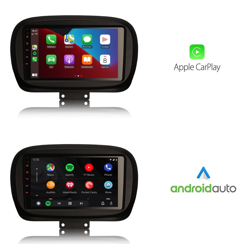 Fiat 500X CarPlay | DSP | 2015 do 2021 | Android Auto