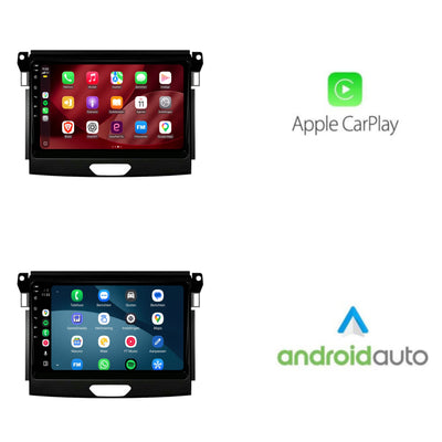 Ford Ranger CarPlay & Android Auto radio | 2016 t/m 2019 | 9 inch | Android 15 | Zwart | CTX-7141