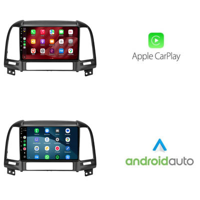 Hyundai Santa Fe CarPlay & Android Auto Radio | 2006 bis 2011 | 9 Zoll | Android 15 | CTX-7152