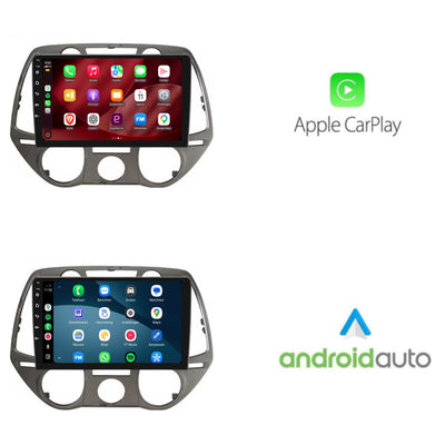 Hyundai i20 CarPlay & Android Auto Radio | 2008 bis 2014 | 9 Zoll | Android 15