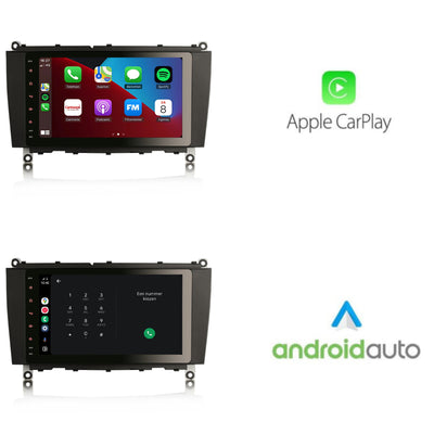 Mercedes CLK | Android 16 | 8-Zoll-Autoradio | 2002 bis 2009 | CarPlay & Android Auto