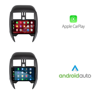 Nissan Micra CarPlay & Android Auto radio | 2013 t/m 2017 | 9 inch | Android 15