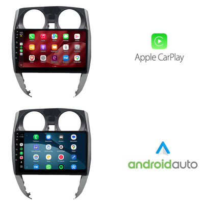 Nissan Note CarPlay & Android Auto radio | 2013 t/m 2017 | 9 inch | Android 15 | Grijs | CTX-7140