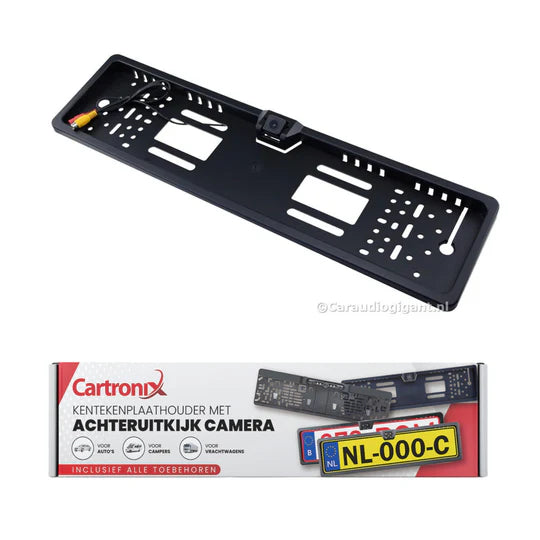 Cartronix RV-400 license plate holder with camera | For Car - Camper - Truck