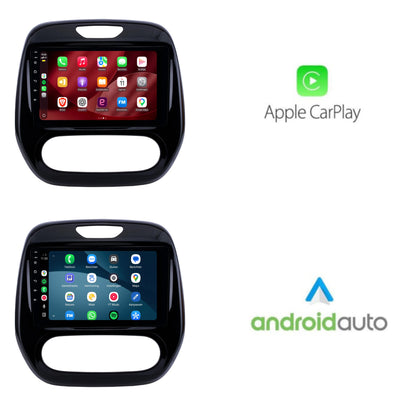 Renault Captur CarPlay & Android Auto radio | 2013 t/m 2017 | 9 inch | Android 15 | CTX-7182