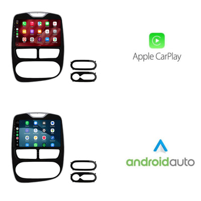 Renault Clio 4 CarPlay & Android Auto radio | 2013 t/m 2015 | 9 inch | Android 15