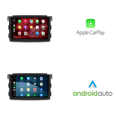 Smart Fortwo CarPlay & Android Auto radio | 2009 t/m 2015 | 9 inch | Android 15 | CTX-7270