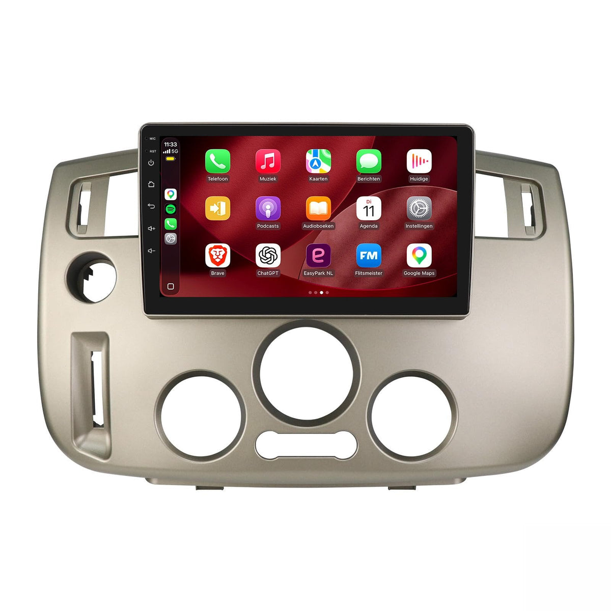 Radio con CarPlay y Android Auto para Renault Scenic 2 | 2003 a 2009 | 9 pulgadas | Android 15 | CTX-7520