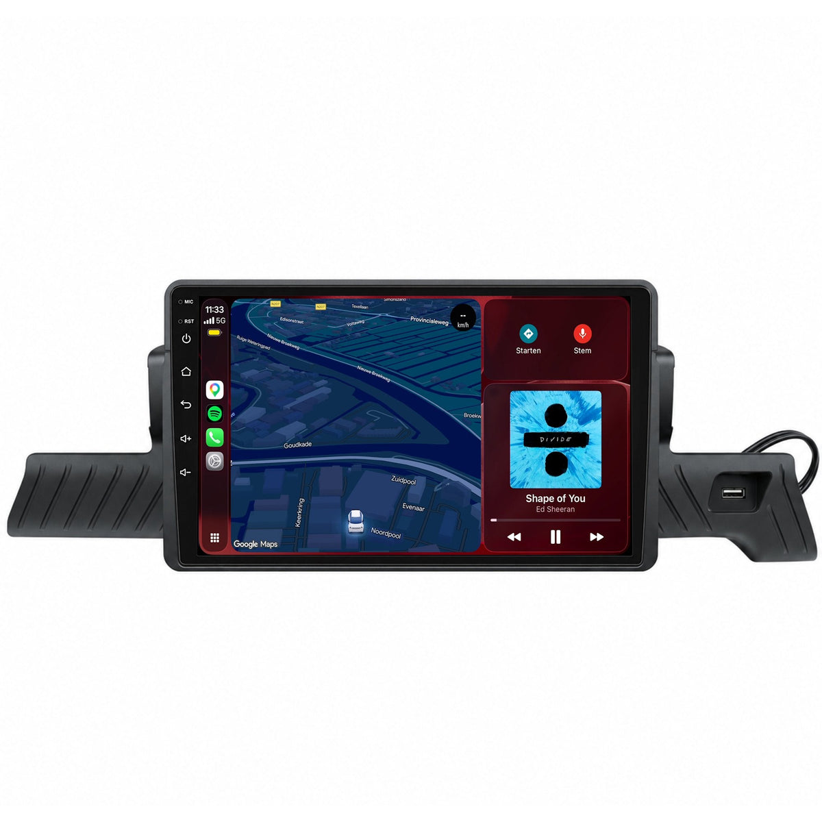 Citroën C3 CarPlay & Android Auto Radio | 2024 bis 2026 | 9 Zoll | Android 15 | Auch für Ausführungen ohne Bildschirm | CTX-7521