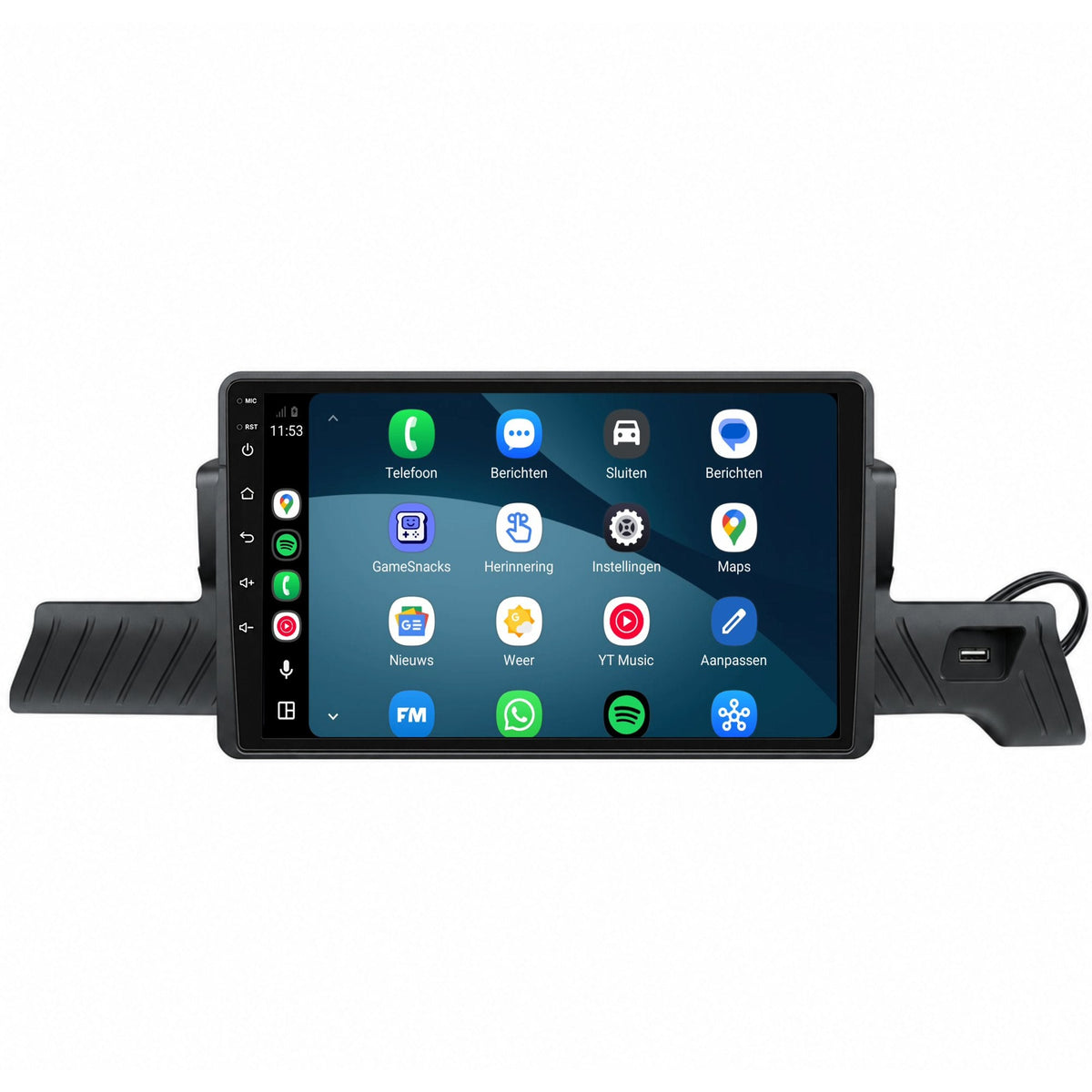 Citroën C3 CarPlay & Android Auto Radio | 2024 bis 2026 | 9 Zoll | Android 15 | Auch für Ausführungen ohne Bildschirm | CTX-7521