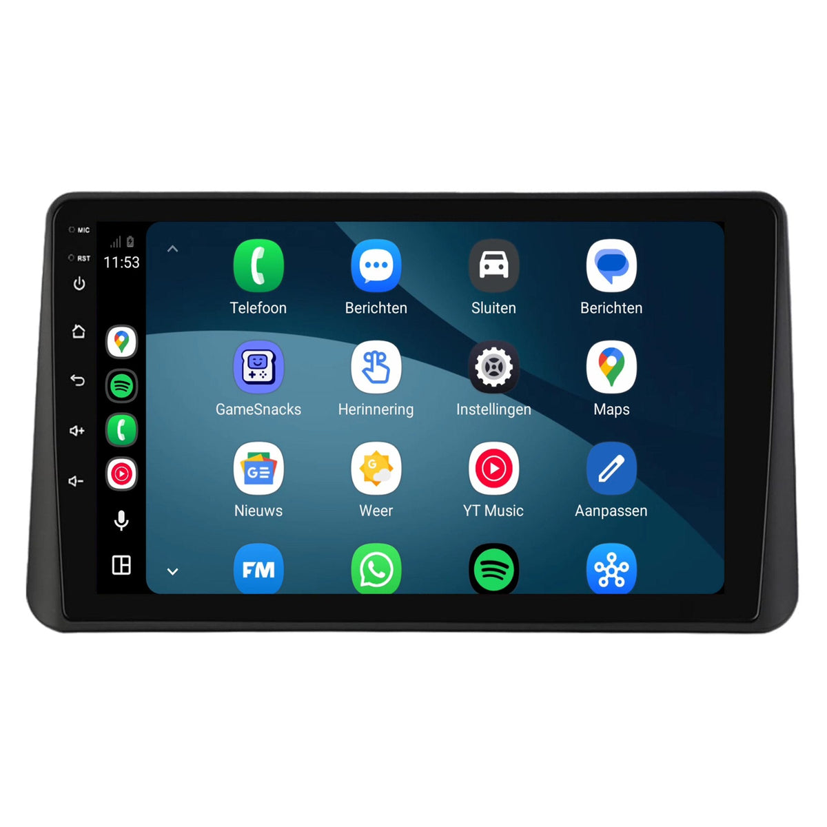 Radio con CarPlay y Android Auto para Dacia Duster | 2024 a 2026 | 9 pulgadas | Android 15 | También para versiones sin pantalla | CTX-7523