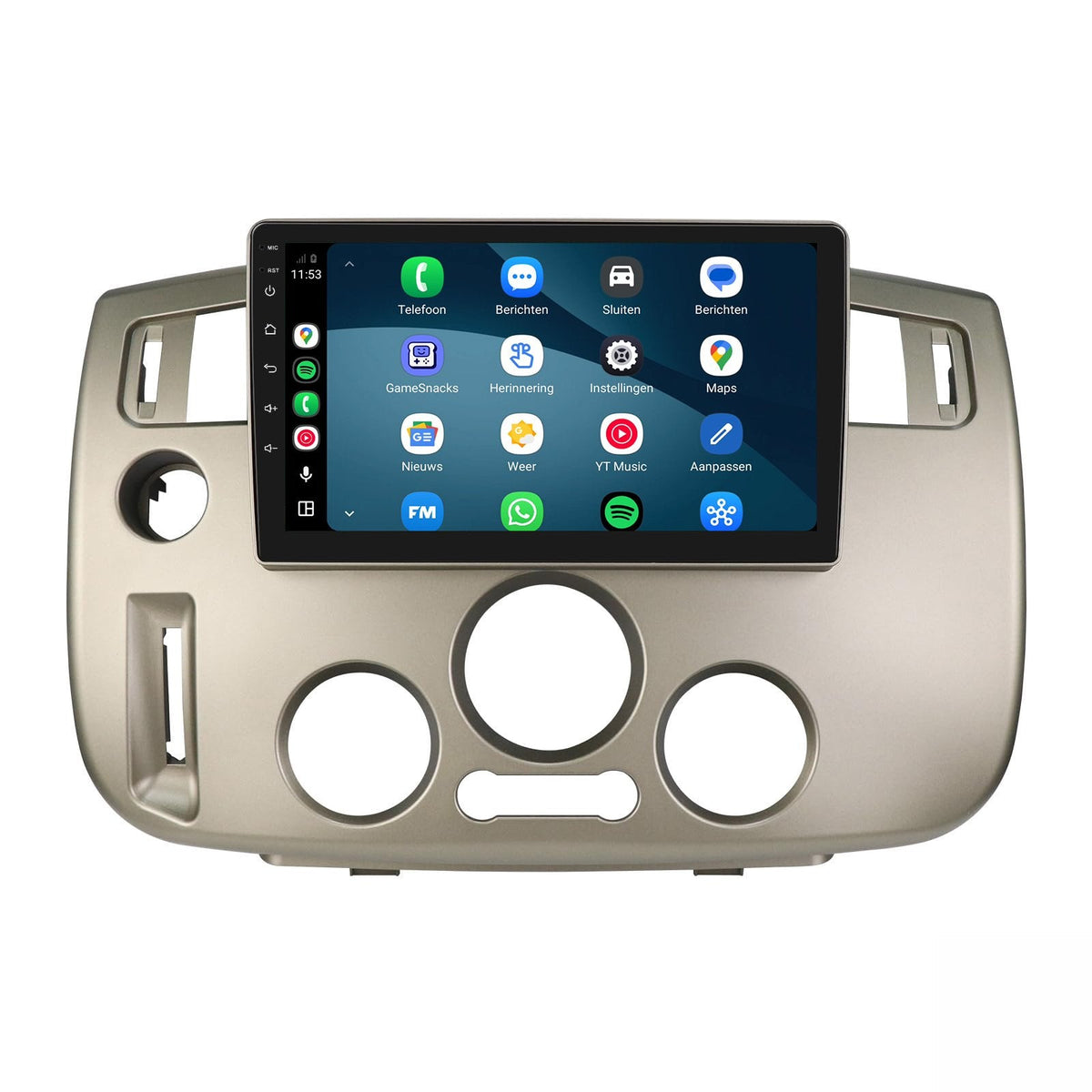 Radio con CarPlay y Android Auto para Renault Scenic 2 | 2003 a 2009 | 9 pulgadas | Android 15 | CTX-7520