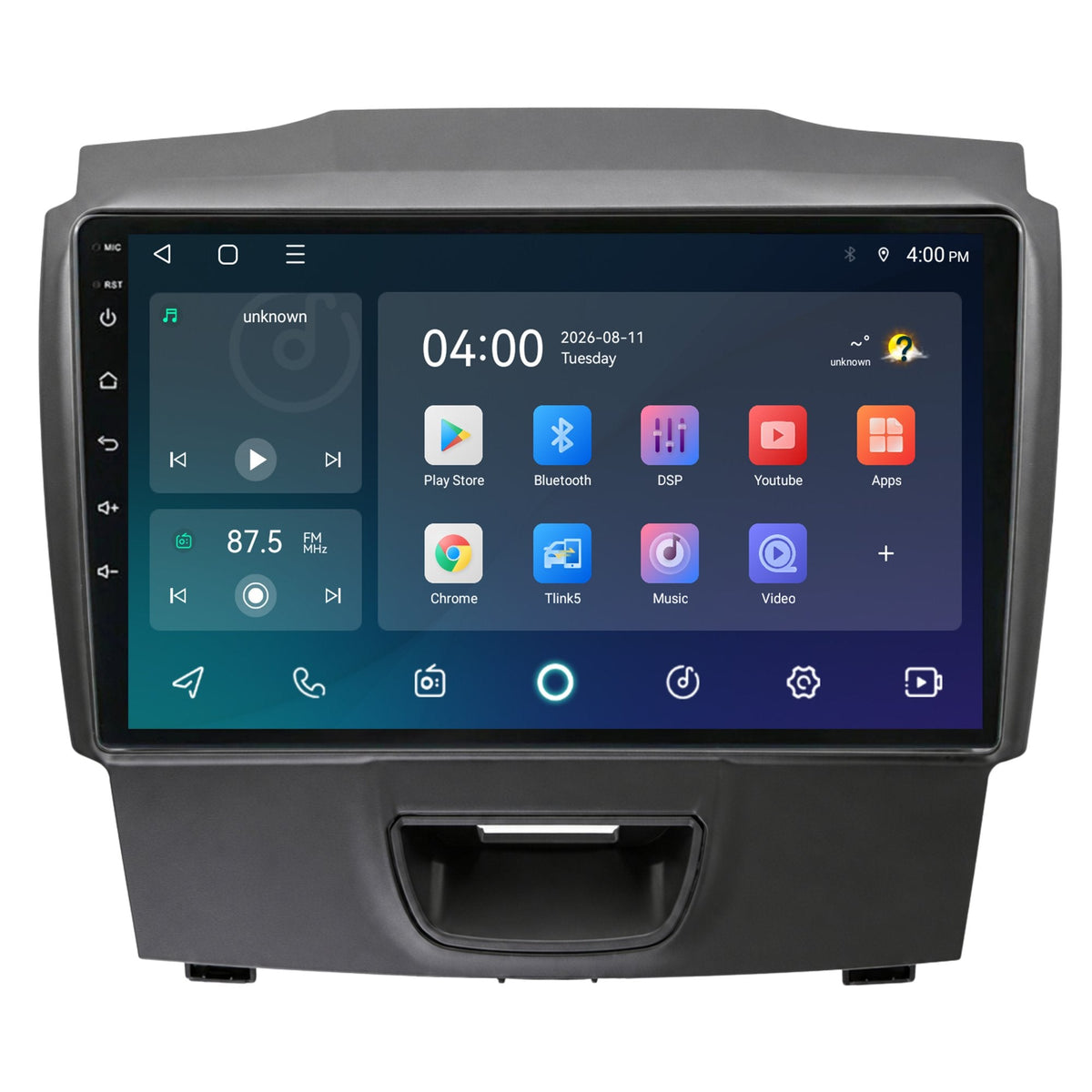 Isuzu D-Max CarPlay & Android Auto radio | 2015 t/m 2019 | 9 inch | Android 15 | CTX-7515