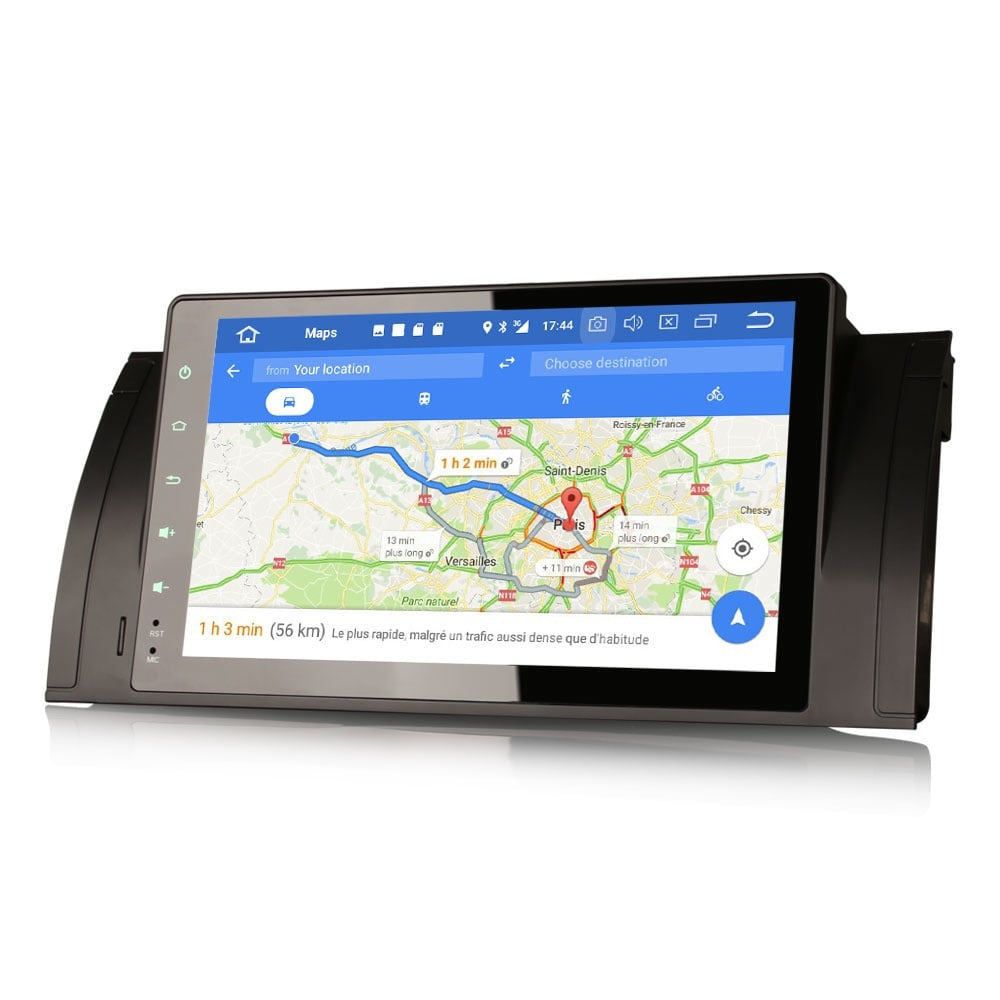 Radio samochodowe z CarPlay do BMW serii 5 X5 E39 E53 M5 | 1996-2007 | 8-rdzeniowy | Bezprzewodowy Apple CarPlay i Android Auto | 4GB + 64GB | Full Touch