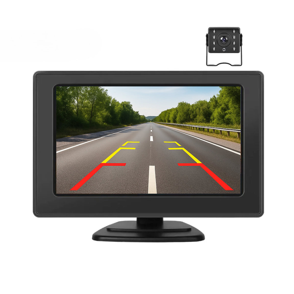 Cartronix DNG-0371 Reversing Camera Display – Universal 4.3-inch Monitor