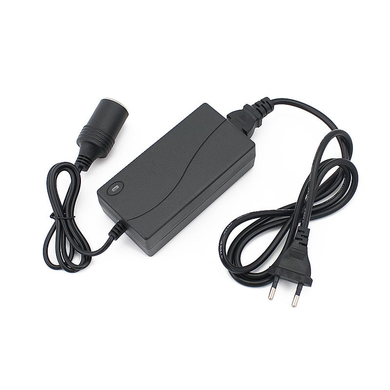 Cartronix Autostekker Omvormer - Voedingsadapter Auto 60W - Koelbox