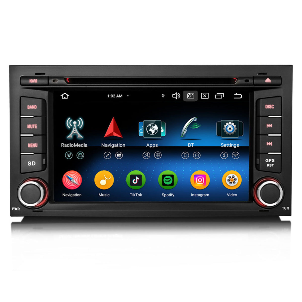 Seat Ibiza 6J | Leon 5F | CarPlay & Android Auto | autoradio | dal 2013 al 2021 | Android 14 | 4+64GB