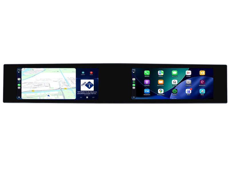 BMW Serie 5 E60/E61/F10/F11 | Autoradio a doppio schermo | dal 2009 al 2012 | CarPlay e Android Auto | 8GB + 128GB