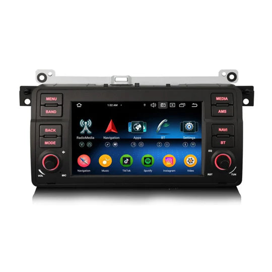 BMW 3-serie CarPlay autoradio | Android Auto | autoradio | 1999 t/m 2005 | Android 14 | 4+64GB