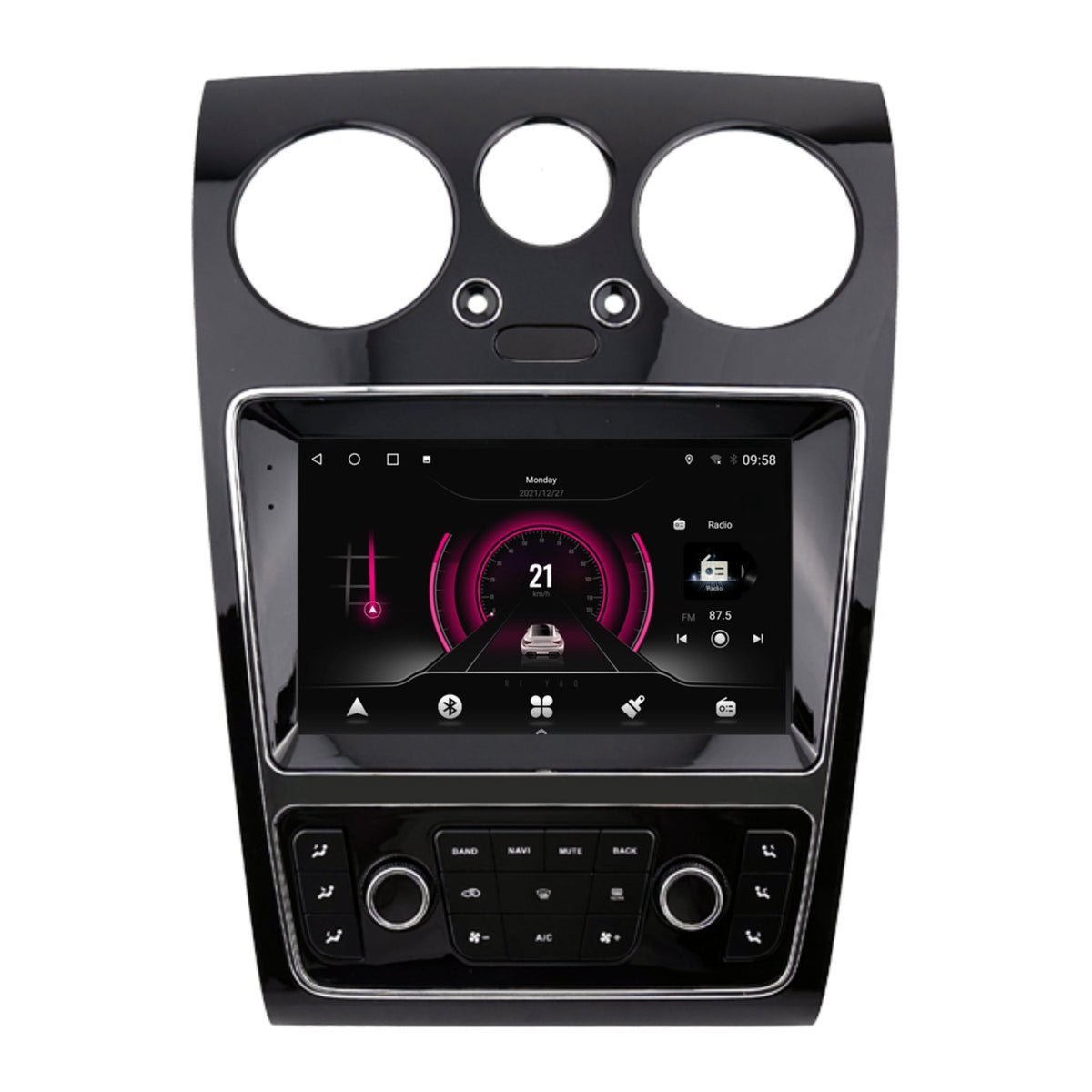 Bentley Flying Spur | 2005 a 2011 | Android 15 | 4+64GB | CarPlay y Android Auto | Negro