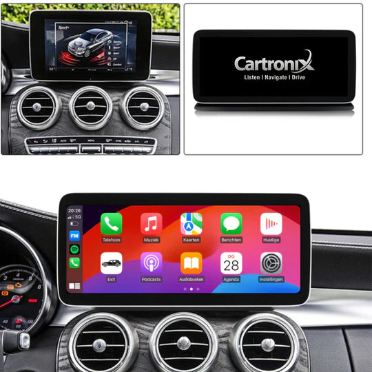 Mercedes C-Class CarPlay Car Radio 2015 to 2018 | Android Auto | NTG 5.0