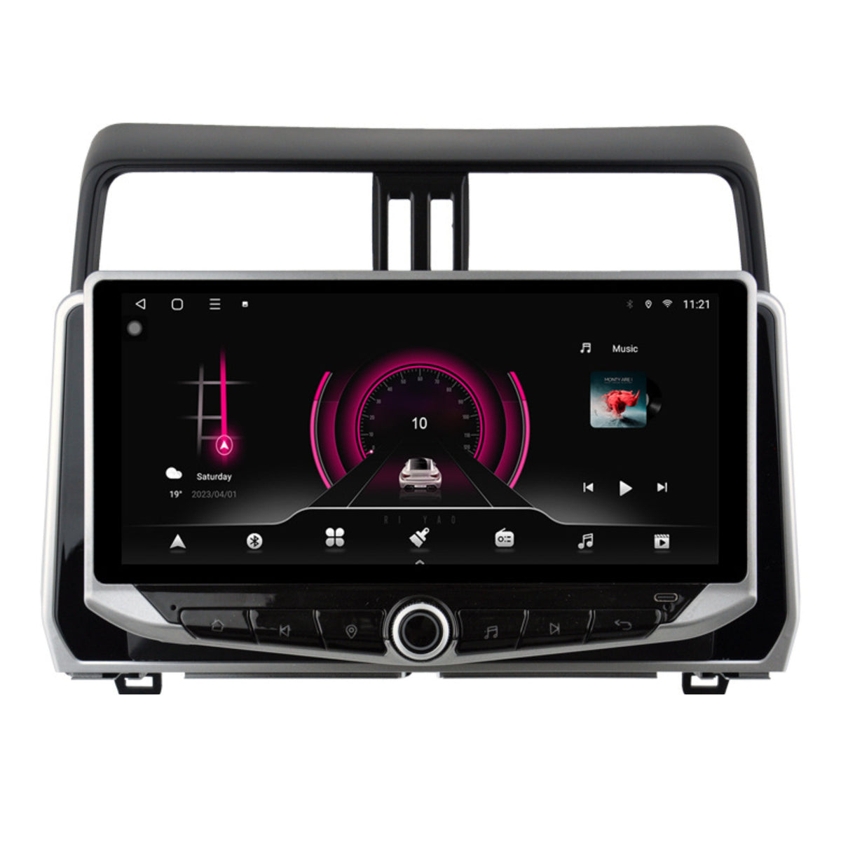 Land Cruiser Prado CarPlay | 2018–2023 | Android 15 | 2+32GB | 8-rdzeniowy | CarPlay i Android Auto