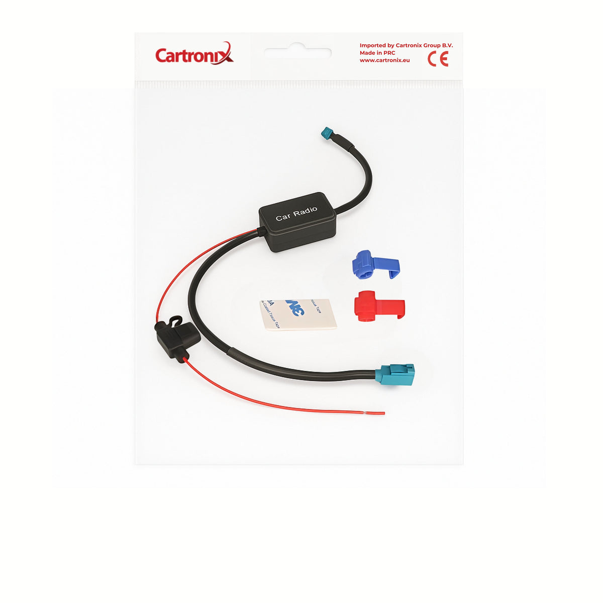 Cartronix CTX-3422 | Fakra Antenneversterker | Fakra naar Fakra | 22 dB Signaalversterking | Geschikt voor FM-Radio | Plug & Play Installatie – afbeelding 2