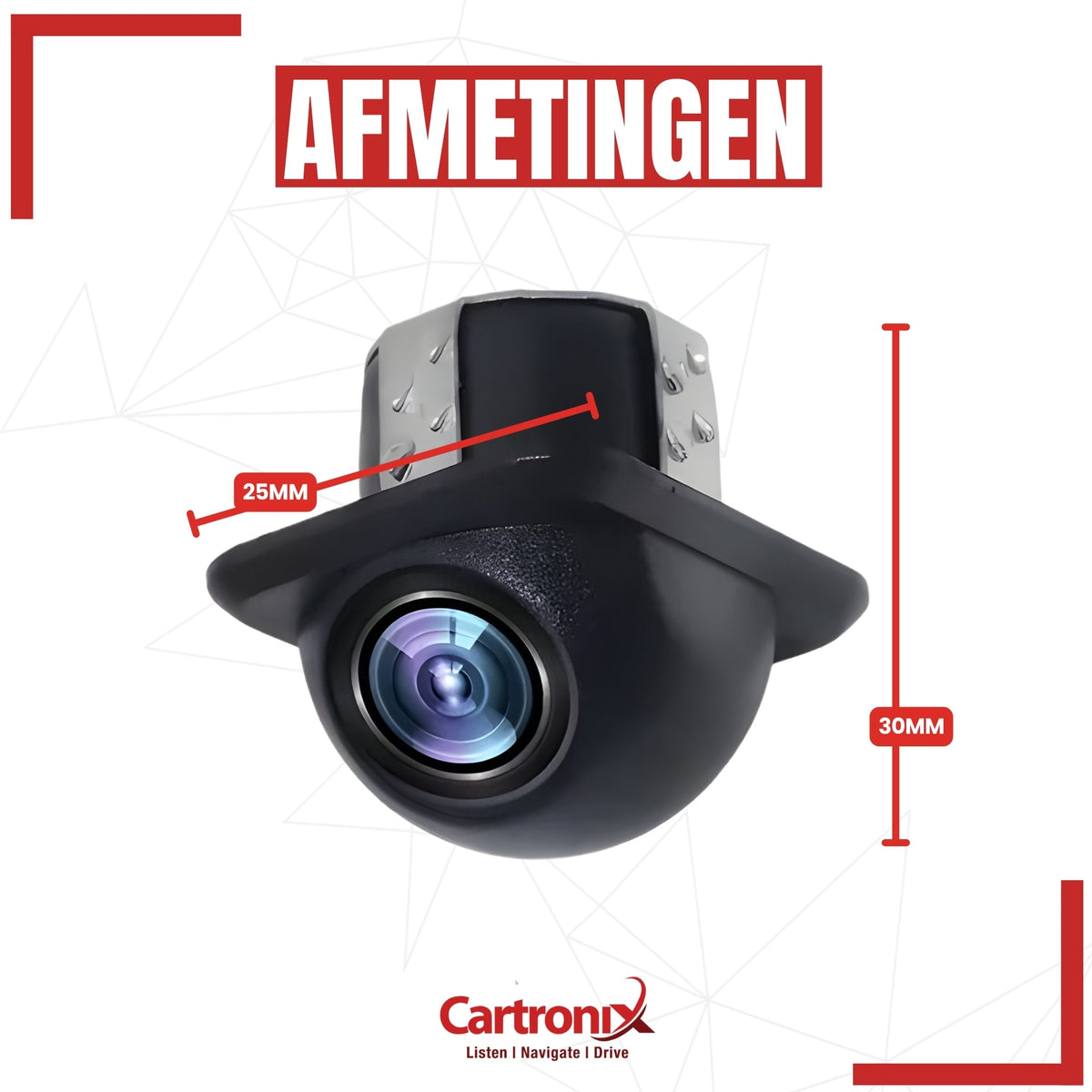 RV-380 PRO Rückfahrkamera | Universell | 8 LED