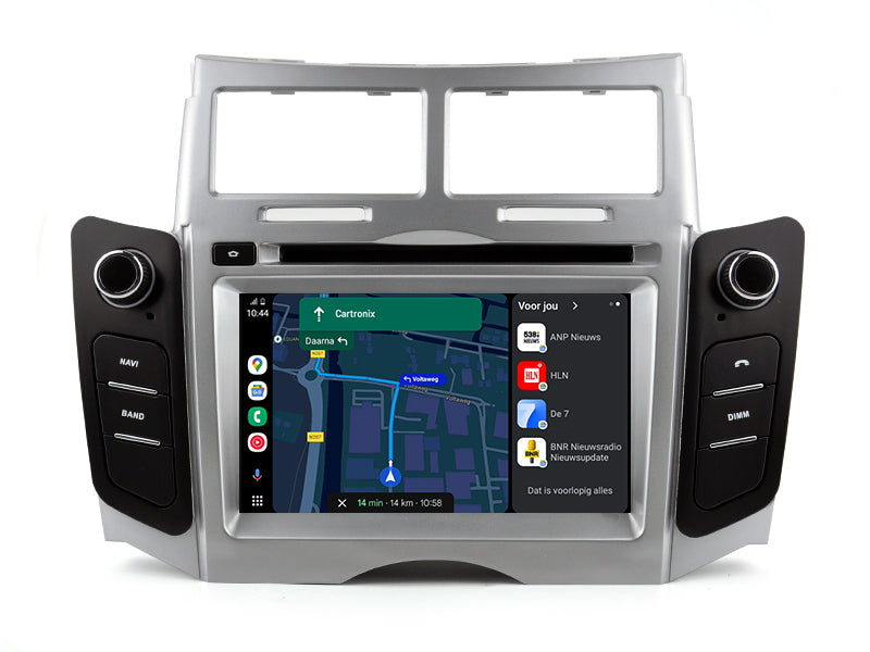 Toyota Yaris | Android 14 | Autoradio da 7 pollici | dal 2005 al 2012 | CarPlay & Android Auto