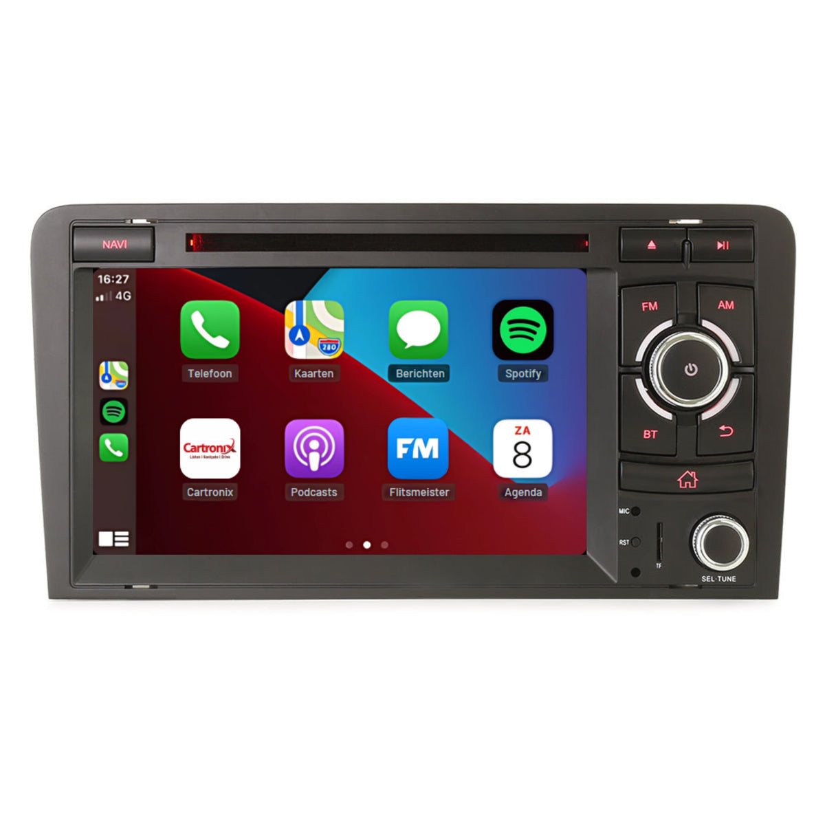Audi A3 | S3 | RS3 | CarPlay & Android Auto | Car radio | 2004 to 2013 | Android 16 | 4+64GB