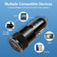 Compact 20W Car Charger | Fast charger | USB-C Power Delivery & USB 3.0 Quick Charge