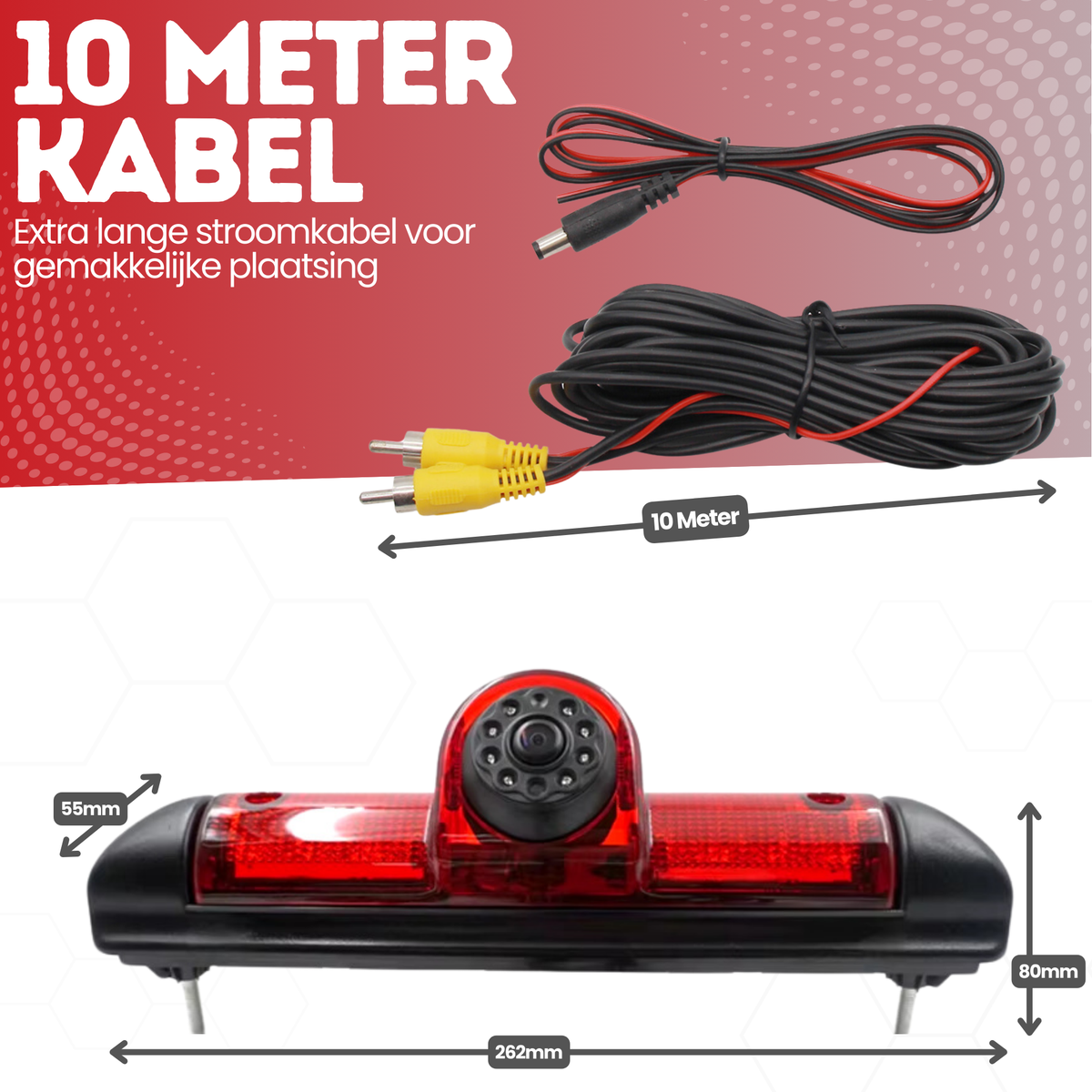 Citroën Jumper Third Brake Light Reversing Camera | 2006 to 2015 | Night Vision | HD Image