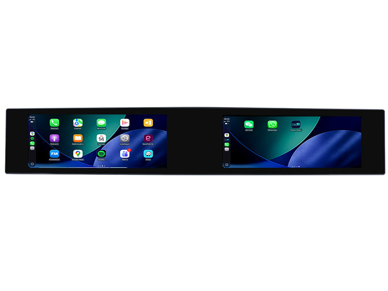 BMW Serie 5 E60/E61/F10/F11 | Autoradio a doppio schermo | dal 2009 al 2012 | CarPlay e Android Auto | 8GB + 128GB