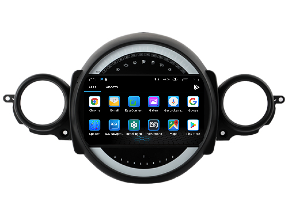 Mini Cooper CarPlay Autoradio R56 | 2008 bis 2013 | Android | 4 GB RAM