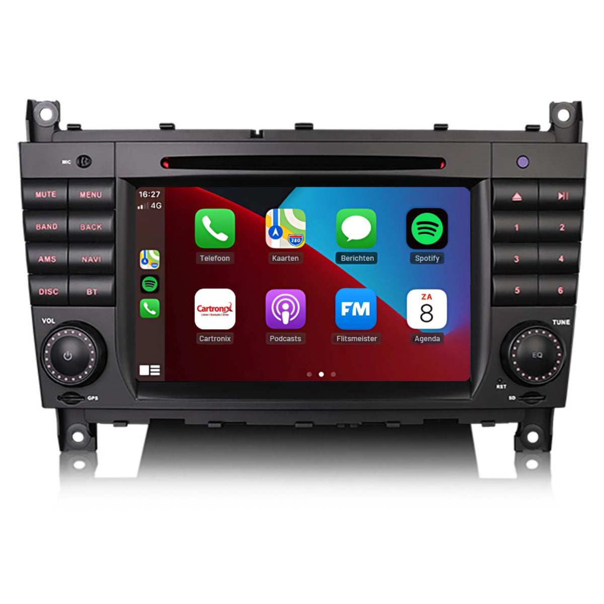 Radio samochodowe do Mercedes klasy C, CLC, CLK | CarPlay | Android 16 | 4+64GB