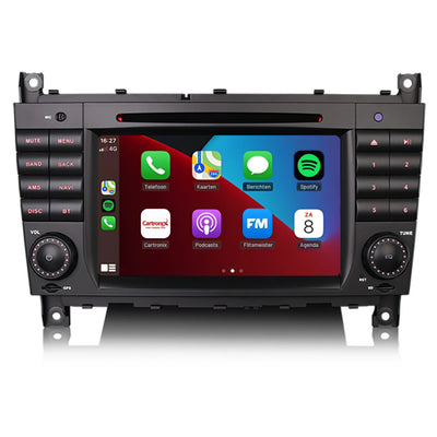 Autoradio per Mercedes Classe C, CLC, CLK | CarPlay | Android 16 | 4+64GB