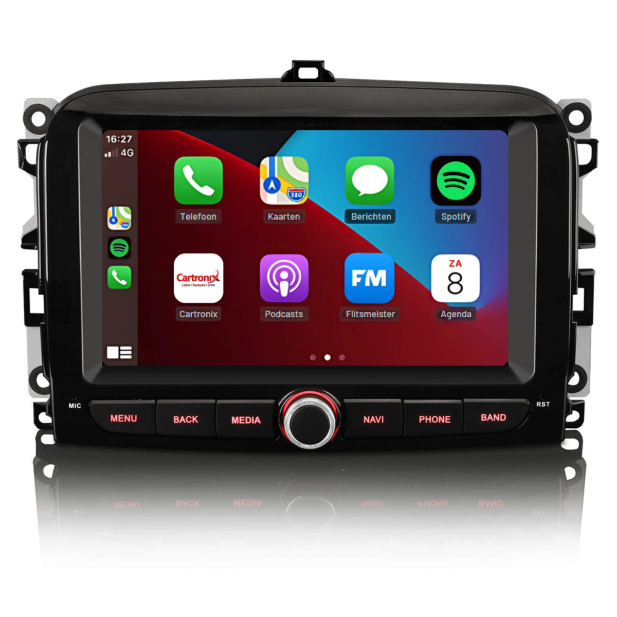 Fiat 500L CarPlay Android 14 | 2015 fino al 2018 | 4+64GB