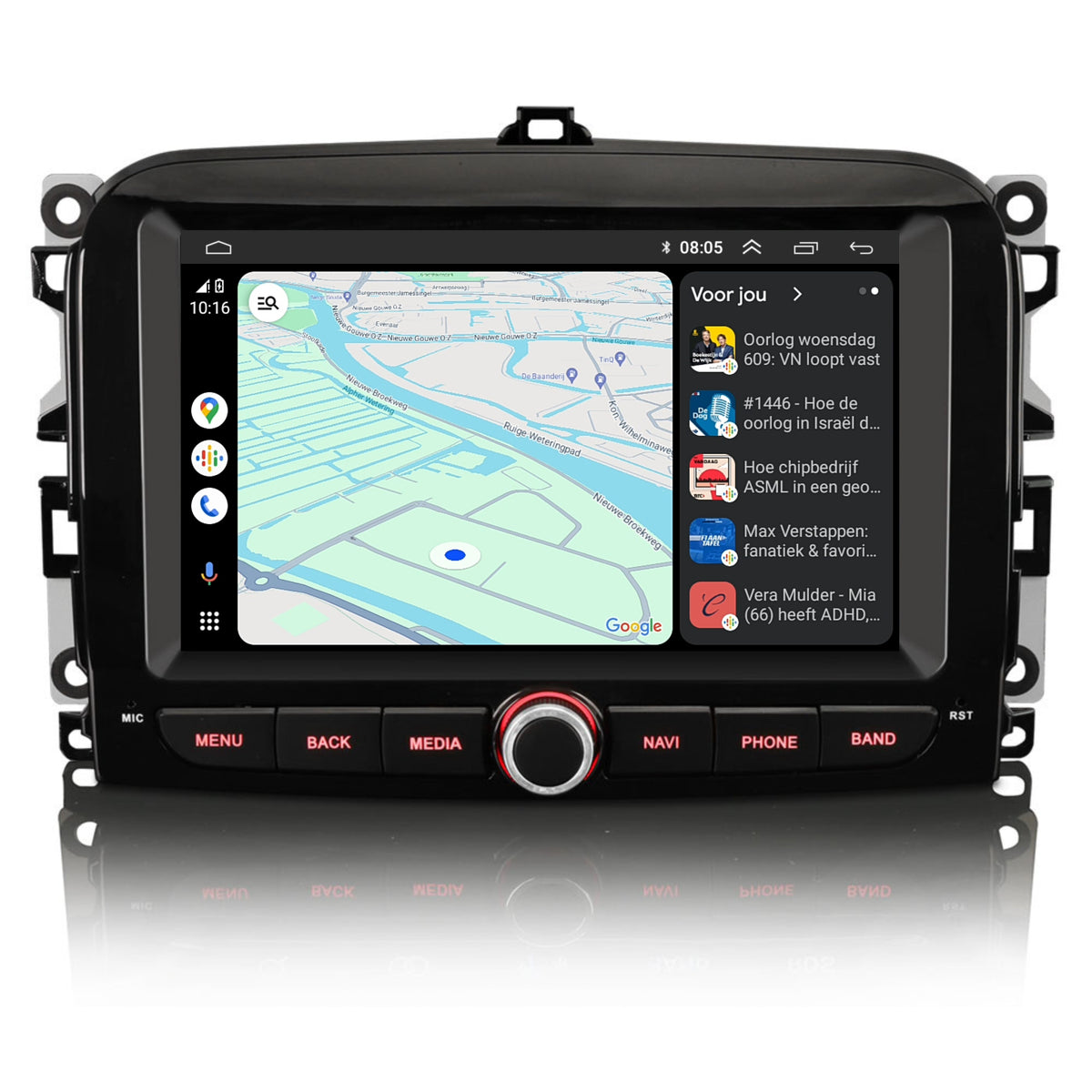 Fiat 500L CarPlay Android 14 | 2015 fino al 2018 | 4+64GB
