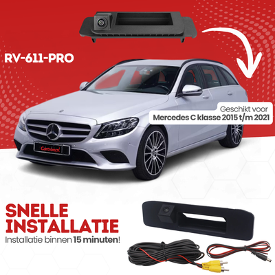 Caméra de recul Mercedes Classe C | 2015 à 2021 | Vision nocturne & image HD