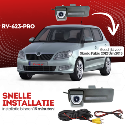 Skoda Fabia Achteruitrijcamera | 2012 t/m 2015 | Nachtzicht & HD Beeld