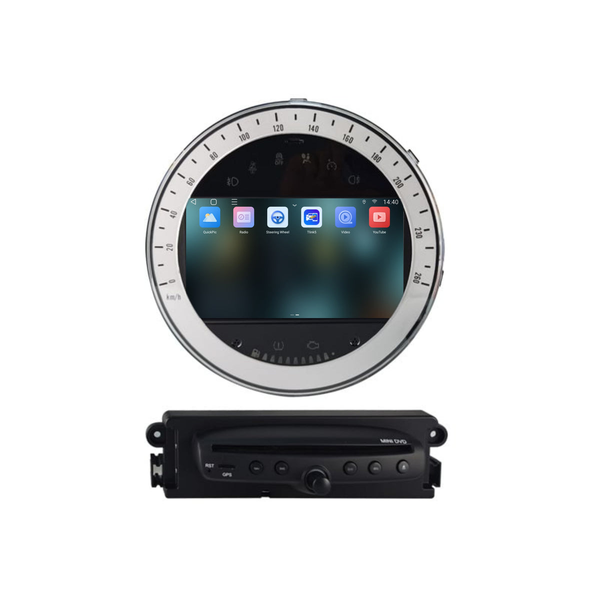 Radio samochodowe CarPlay do Mini Cooper | 2006 – 2013 | Android Auto