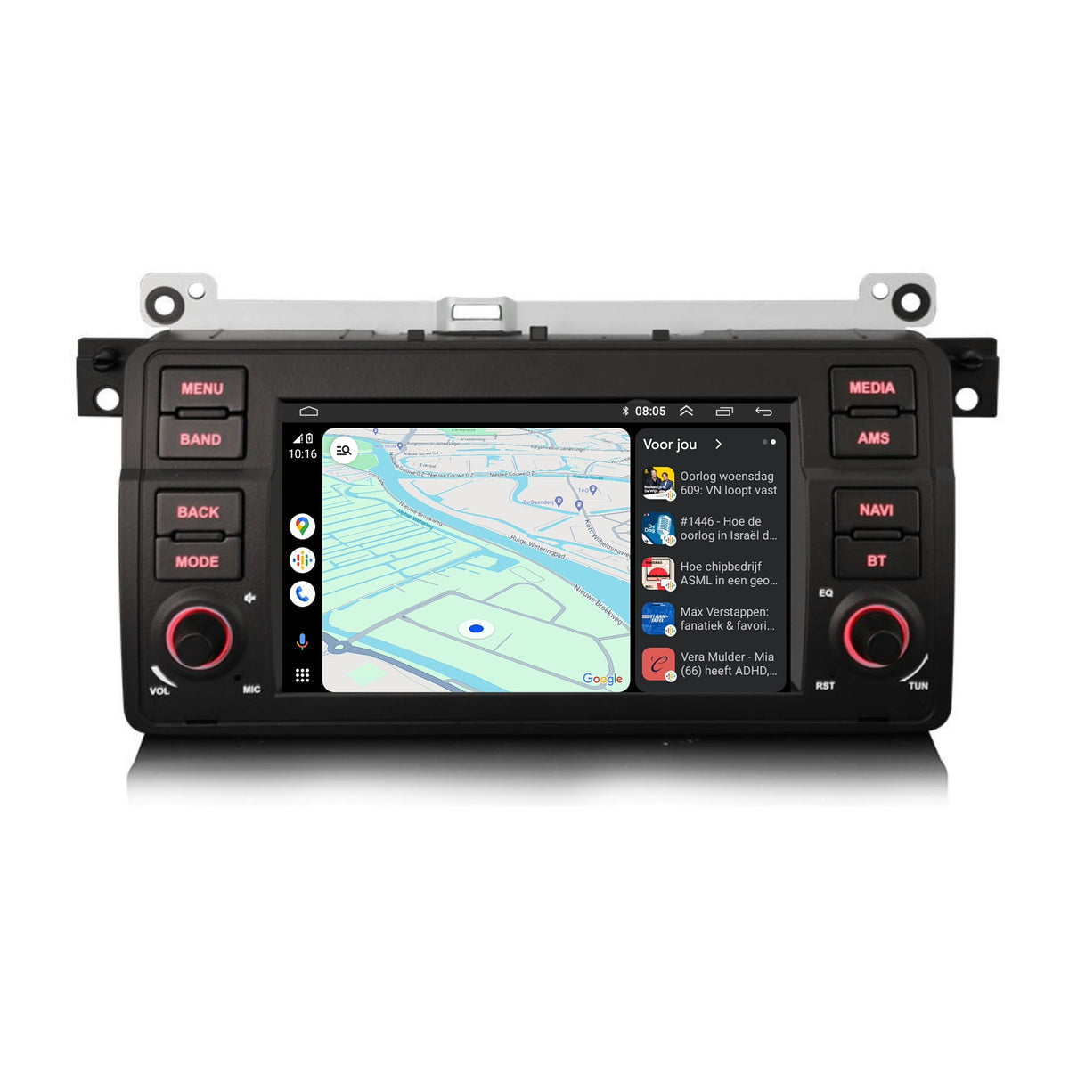 BMW Serie 3 E46 | Android 16 | Autoradio | 1999 a 2005 | CarPlay y Android Auto