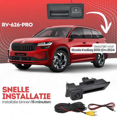 Skoda Kodiaq Achteruitrijcamera | 2016 t/m 2024 | Nachtzicht & HD Beeld