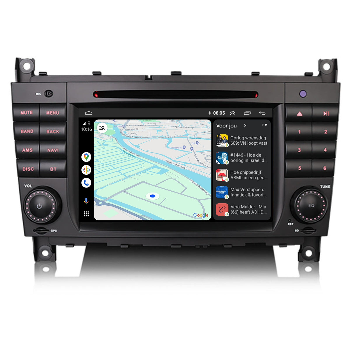 Radio samochodowe do Mercedes klasy C, CLC, CLK | CarPlay | Android 16 | 4+64GB