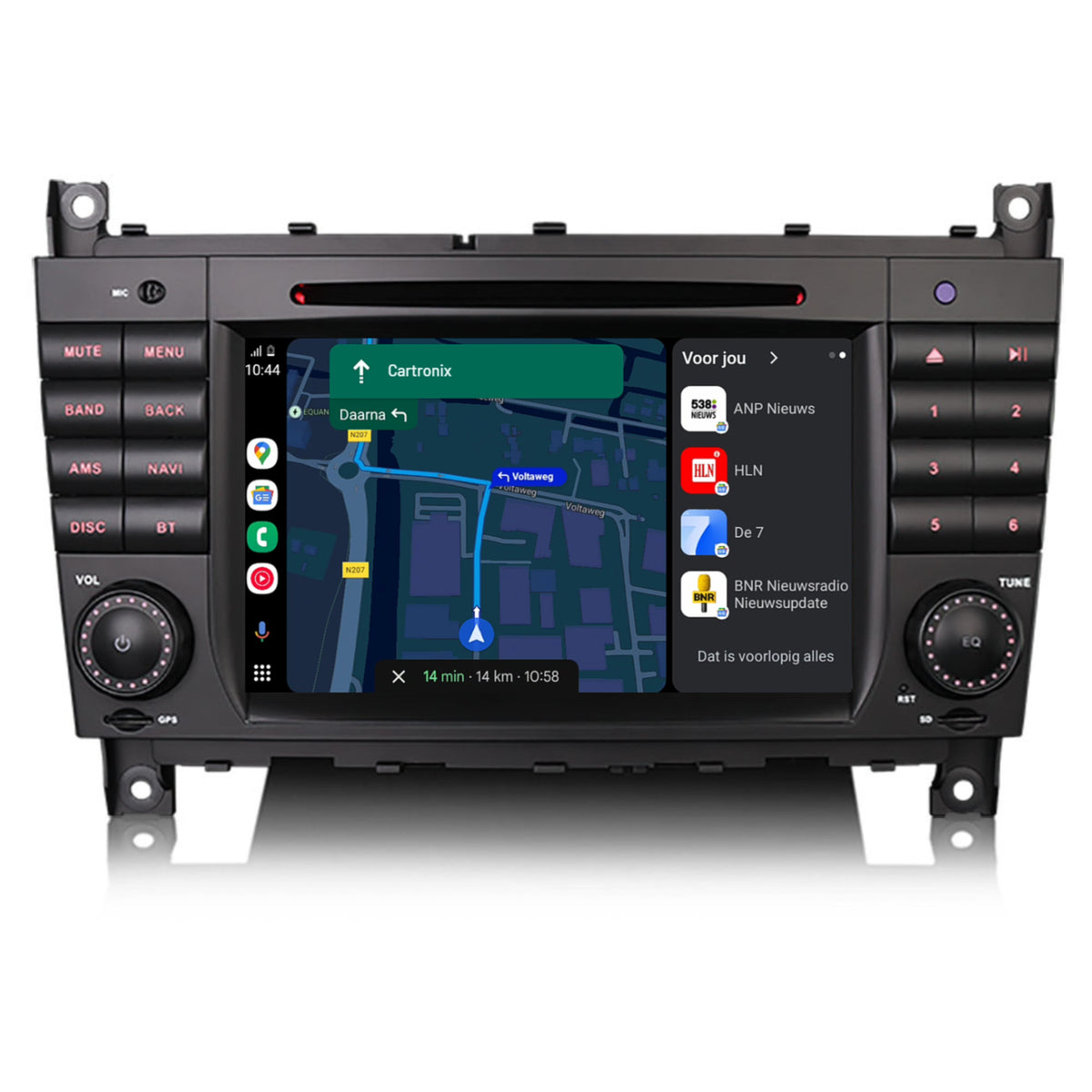 Radio samochodowe do Mercedes klasy C, CLC, CLK | CarPlay | Android 16 | 4+64GB